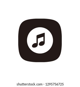 Music note icon sign symbol