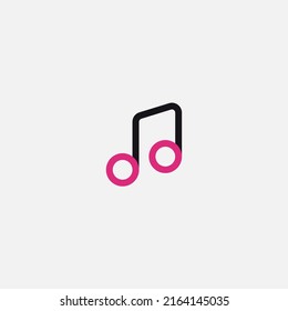 Music note icon sign vector,Symbol, logo illustration for web and mobile