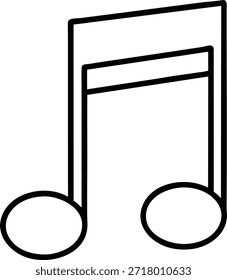 Music Note-Symbol Einfaches Design-Element