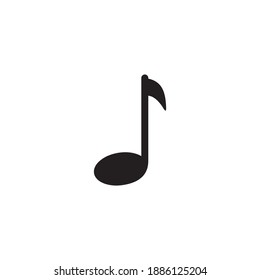 music note icon symbol sign vector