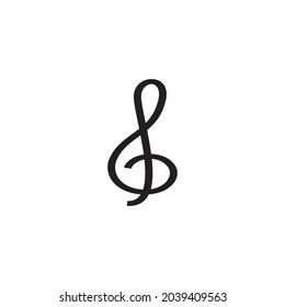 music note icon symbol sign vector