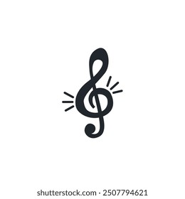 Music Note icon symbol template for graphic and web design collection logo vector illustration