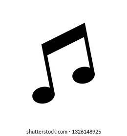 music note icon symbol vector. eps 10