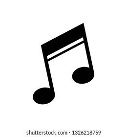 music note icon symbol vector. eps 10