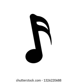 music note icon symbol vector. eps 10