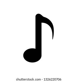music note icon symbol vector. eps 10