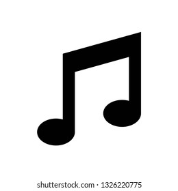music note icon symbol vector. eps 10