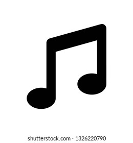 music note icon symbol vector. eps 10