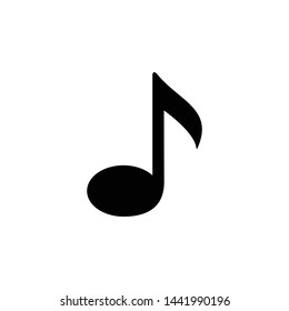 Music note icon symbol vector illustration