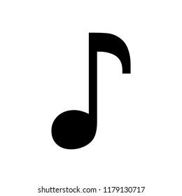 music note icon, symbols vector