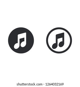 Music Note Icon Template