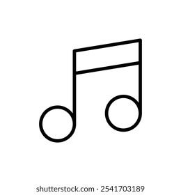 Notizensymbol dünne Linie, Vektorgrafik-Set