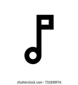 music note icon - music tone icon