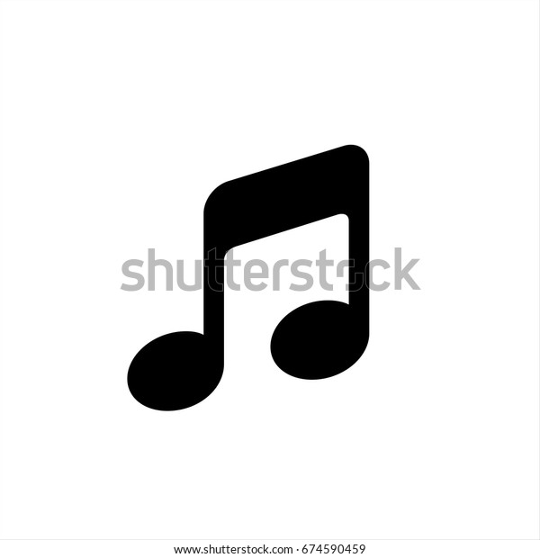 背景にトレンディなフラットスタイルの音楽ノートアイコン ウェブサイトの音楽ノートアイコンページシンボル音楽ノートアイコンロゴ アプリ Ui 音楽ノートの アイコンベクターイラスト Eps10 のベクター画像素材 ロイヤリティフリー