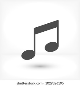 Music note icon - Vector