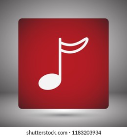 Music note icon - Vector