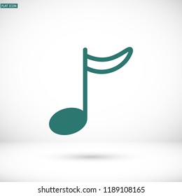 Music note icon - Vector