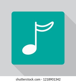 Music note icon - Vector