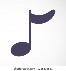 Music note icon - Vector