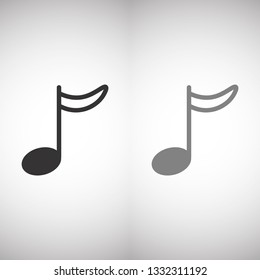 Music note icon - Vector