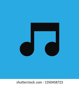 music note icon vector
