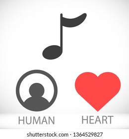Music note icon - Vector