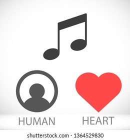 Music note icon - Vector