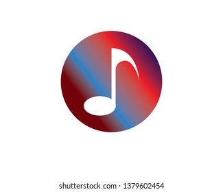 Music note icon - Vector
