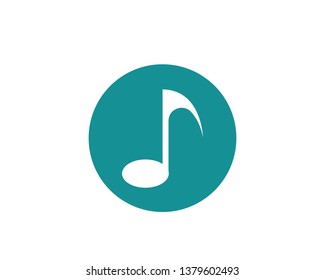 Music note icon - Vector
