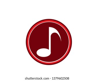 Music note icon - Vector
