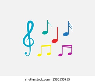 Music note Icon Vector