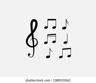 Music note Icon Vector