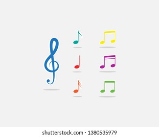 Music note Icon Vector