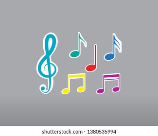 Music note Icon Vector