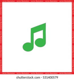Music Note Icon Vector