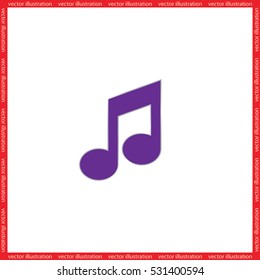 Music Note Icon Vector
