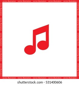 Music Note Icon Vector