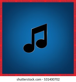 Music Note Icon Vector