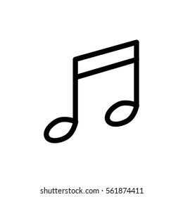 Music note icon - Vector