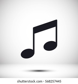 Music note icon - Vector