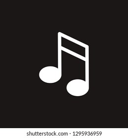 music note icon. music note vector design. sign design