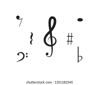 Music note Icon Vector design