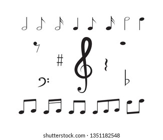 Music note Icon Vector design