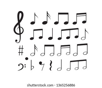 Music note Icon Vector design