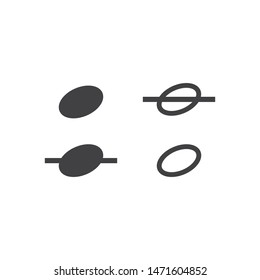 Music note icon vector design
