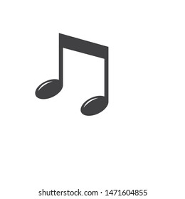 Music note icon vector design