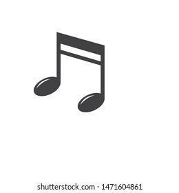 Music note icon vector design