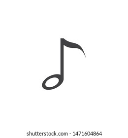 Music note icon vector design