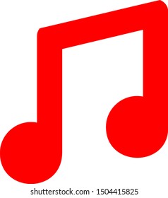 Music note icon vector design