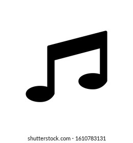 Music note icon vector design template